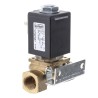 Burkert Solenoid Valve 2 Port Normally Closed Brass Body Threaded 24V DC 1/2 in G 089404