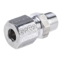 Legris Stainless Steel Pipe Fitting Straight Hexagon Coupler Male BSP 1/8 in 1805 06 10