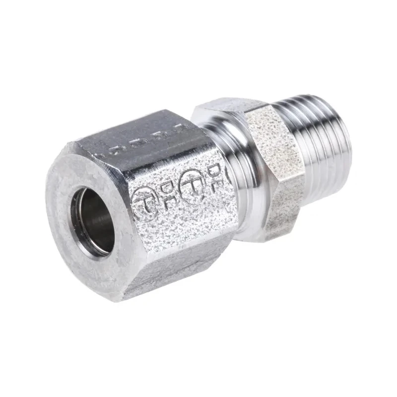Legris Stainless Steel Pipe Fitting Straight Hexagon Coupler Male BSP 1/8 in 1805 06 10