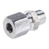 Legris Stainless Steel Pipe Fitting Straight Hexagon Coupler Male BSP 1/8 in 1805 06 10