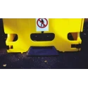 Addgards Black Rubber Safety Barrier Base, Barrier Base Sub Type BAWS