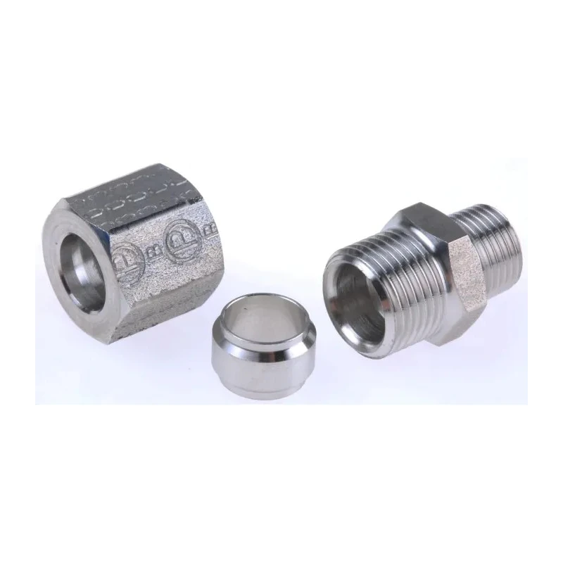 Legris Stainless Steel Pipe Fitting Straight Hexagon Coupler Male BSP 1/8 in 1805 08 10