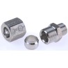 Legris Stainless Steel Pipe Fitting Straight Hexagon Coupler Male BSP 1/8 in 1805 08 10