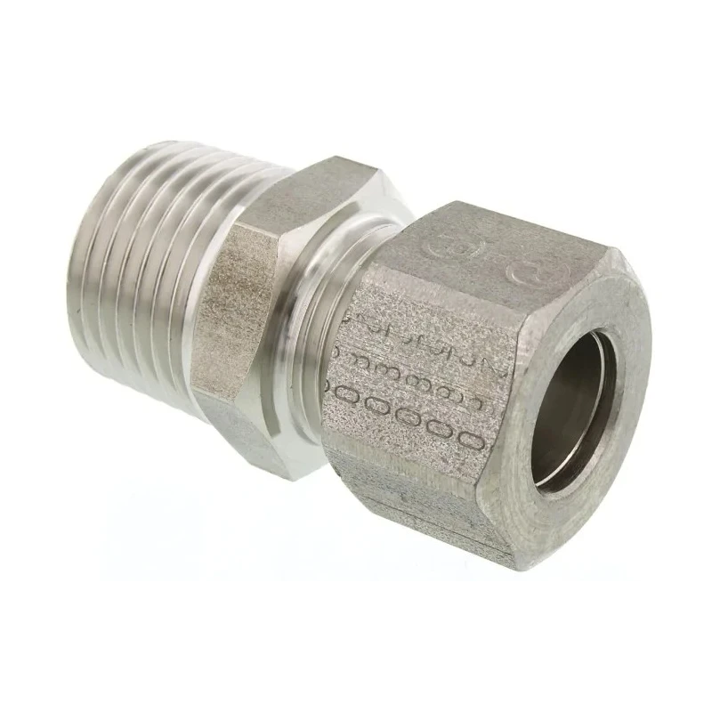 Legris Stainless Steel Pipe Fitting Straight Hexagon Coupler Male BSP 1/2 in 1805 12 21
