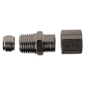 Legris Stainless Steel Pipe Fitting Straight Hexagon Coupler Male BSP 1/4 in 1805 08 13