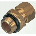 Legris Pneumatic Brass Pipe Fitting Compression Coupler Male G 1/8 in to Female Metric 8 mm 0101 08 10