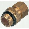Legris Pneumatic Brass Pipe Fitting Compression Coupler Male G 1/8 in to Female Metric 8 mm 0101 08 10