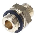 Legris Pneumatic Brass Pipe Fitting Compression Coupler Male G 1/4 in to Female Metric 8 mm 0101 08 13