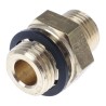 Legris Pneumatic Brass Pipe Fitting Compression Coupler Male G 1/4 in to Female Metric 8 mm 0101 08 13
