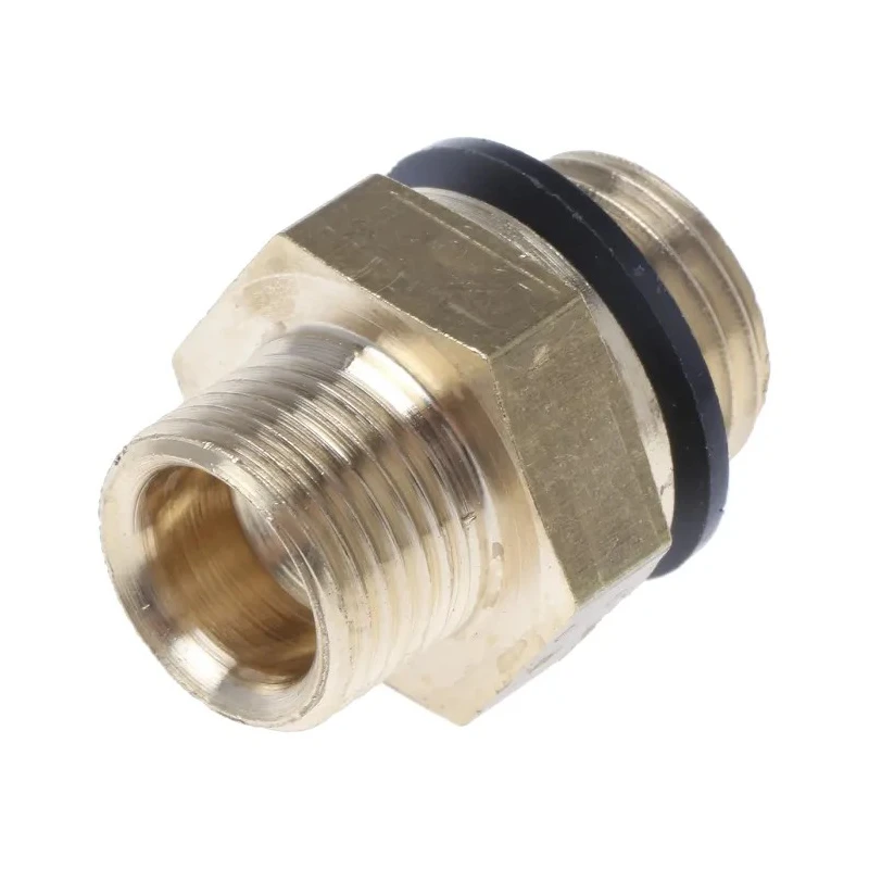 Legris Pneumatic Brass Pipe Fitting Compression Coupler Male G 1/4 in to Female Metric 8 mm 0101 08 13