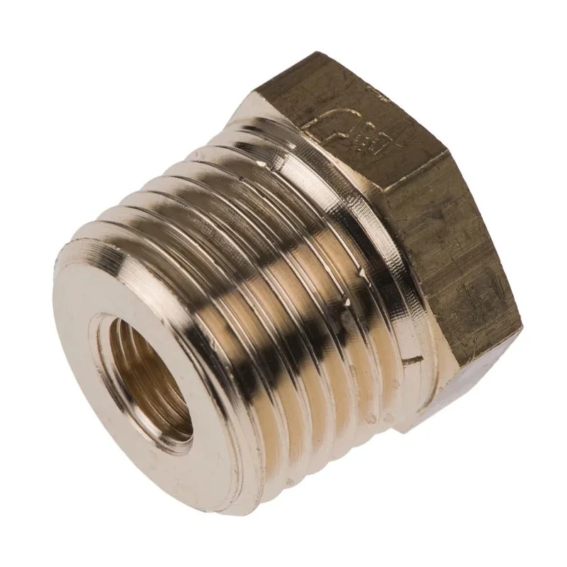 Legris Pneumatic Fitting Brass Pipe Fitting Threaded Reducer Male R 1/2 in to Female G 1/8 in 0163 21 10