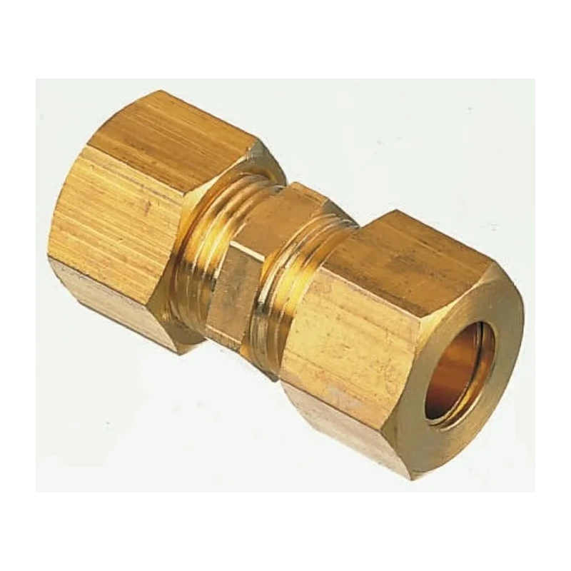 Legris Pneumatic Brass Pipe Fitting Compression Compression Union Female Metric 1/2 in to Female 0106 12 00