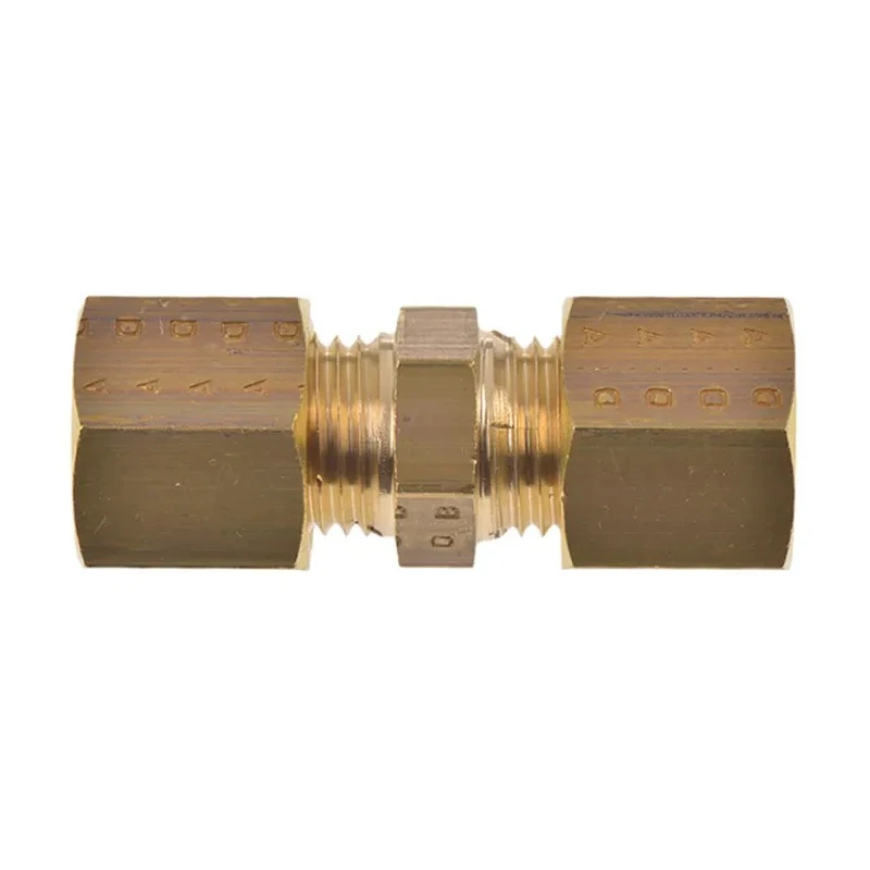 Legris Pneumatic Fitting Brass Pipe Compression Union Female Metric 1/2 in to Female Metric 6 mm 0106 06 00