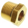 Legris Pneumatic Fitting Brass Threaded Reducer Male R 1/2 in to Female G 1/4 in 0163 21 13