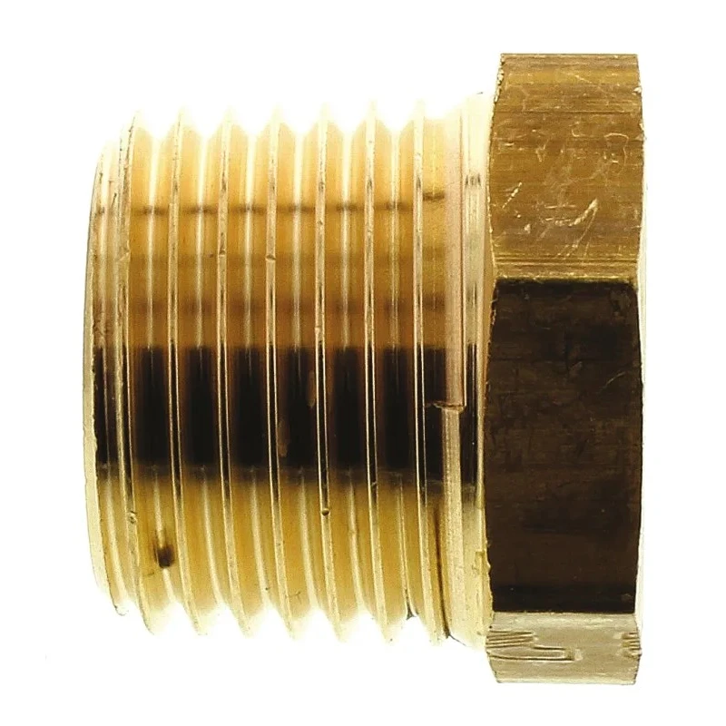 Legris Pneumatic Fitting Brass Threaded Reducer Male R 1/2 in to Female G 1/4 in 0163 21 13