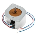 Crouzet 820000 Reversible AC Motor, 1.37 W, 24-Pole, 230-240 V, Synchronous Steel Shaft 4mm 35.4mm Length 82530001