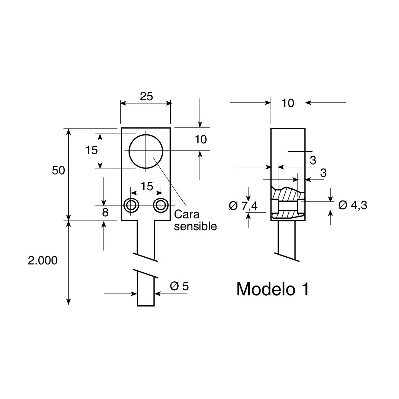 Pepperl + Fuchs Block Inductive Proximity Sensor Flush Mount PNP 3V 1.5 mm Detection NBB1,5-F79-E2