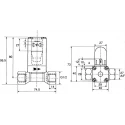 Burkert Brass Body Solenoid Valve 2 Port NC 230V AC, Orifice Diameter 20mm, Max Pressure 16 bar 078724