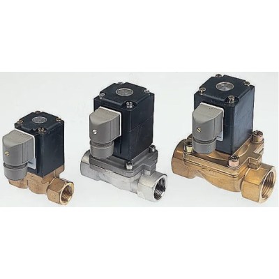 Burkert 2 Port NC Solenoid Valve Brass Body 20mm Orifice 110V AC 078659