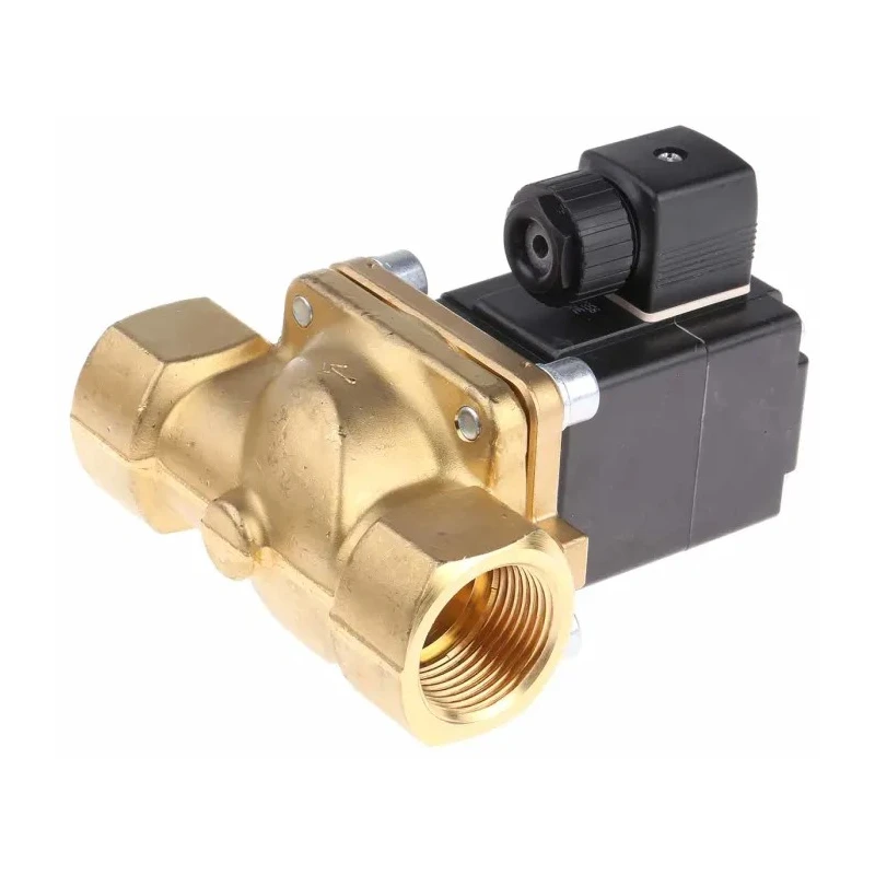 Burkert Solenoid Valve 2 Port NC Brass Body 25 mm Orifice 230V AC 16 bar Max Pressure 078725