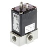 Burkert 3 Port NO/NC Polypropylene Solenoid Valve 24V DC G1/4 Threaded Ports 3mm Orifice 078556