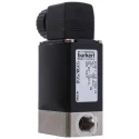 Burkert Stainless Steel 3-Port Solenoid Valve 24V DC, Threaded 1/4 in G Inlet, 6.35 mm Outlet, Model 041037
