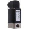 Burkert Stainless Steel 3-Port Solenoid Valve 24V DC, Threaded 1/4 in G Inlet, 6.35 mm Outlet, Model 041037