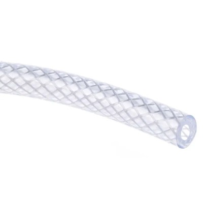RS PRO Reinforced Polyvinyl Chloride Multi-purpose Hose Pipe 10 mm OD 5 mm ID 27 bar 25 m Long 440-868