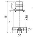 Burkert Solenoid Valve 2 Port Normally Closed Threaded 230V AC 1/4 in G Inlet with 6.35 mm Outlet Polypropylene Body 049969