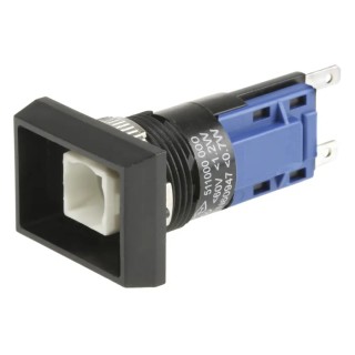 Saia-Burgess Illuminated Latching Push Button Switch Panel Mount 16 mm Cutout SPDT IP67 250V ac 511000-601