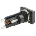 Saia-Burgess Illuminated Latching Push Button Switch Panel Mount 16 mm Cutout SPDT IP67 250V ac 511000-601