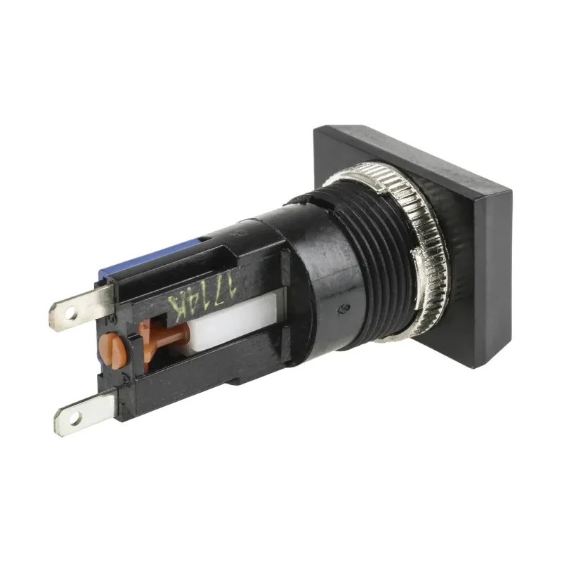 Saia-Burgess Illuminated Latching Push Button Switch Panel Mount 16 mm Cutout SPDT IP67 250V ac 511000-601