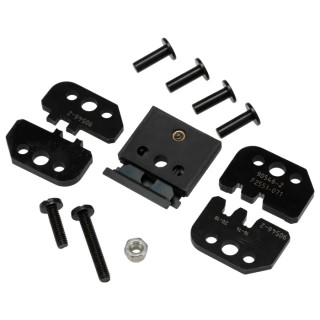TE Connectivity Pro-Crimper III Coaxial Type Crimp Die Set, Insulated Black 90546-2