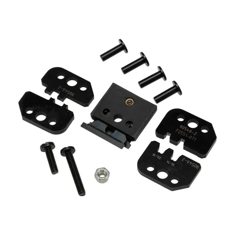 TE Connectivity Pro-Crimper III Coaxial Type Crimp Die Set, Insulated Black 90546-2