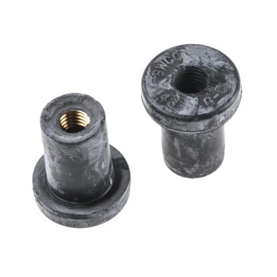 Fabreeka Anti-Vibration Mount Neoprene 5.4mm Bore 18mm Length 15mm OD FLEX LOC Q5