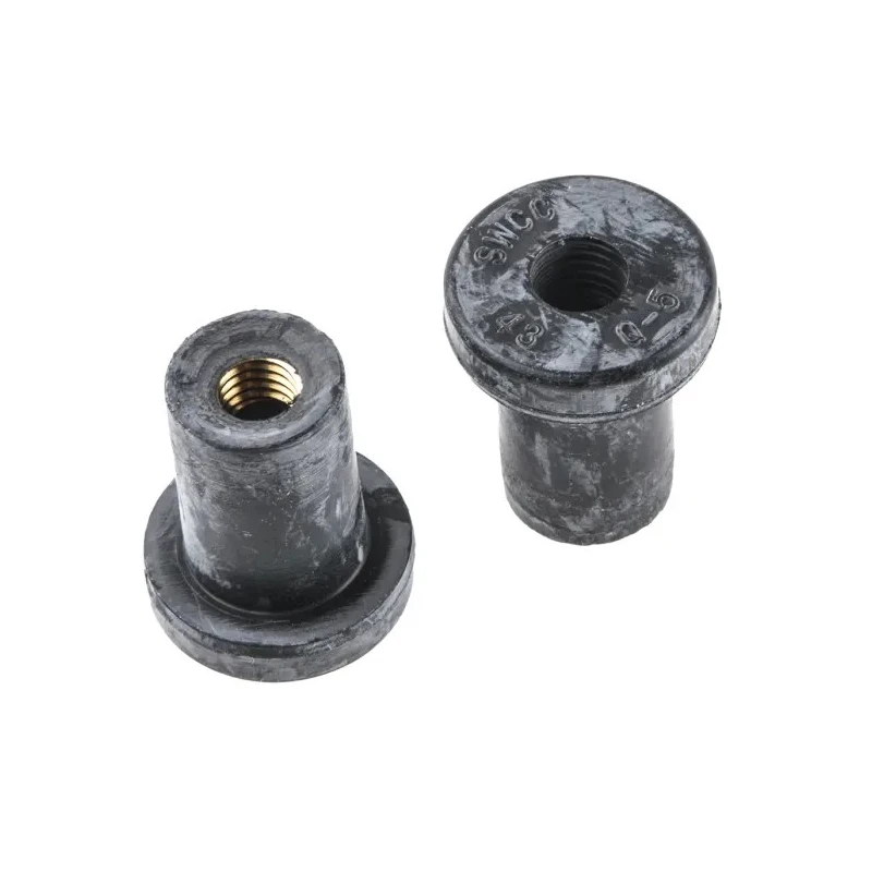 Fabreeka Anti-Vibration Mount Neoprene 5.4mm Bore 18mm Length 15mm OD FLEX LOC Q5