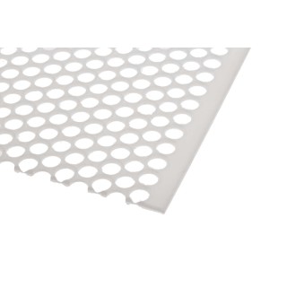 RS PRO White Polypropylene Plastic Sheet 500 mm x 500 mm x 2 mm 852-277