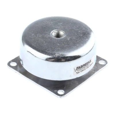 Fabreeka M10 Neoprene Cup Anti-Vibration Mount, 76 mm Outside Diameter, 38 mm Overall Height VSC2-15-C-S-M10