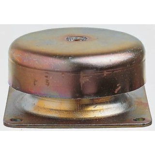 Fabreeka M16 Neoprene Cup Anti-Vibration Mount, 124 mm Outside Diameter, 63 mm Height, Static Load Rating VSC3-90-C-S-M16