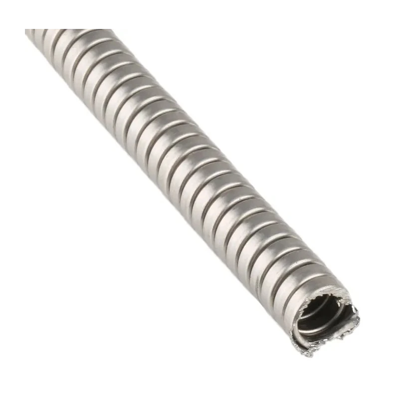 Kopex Stainless Steel Flexible Conduit 10 mm Nominal Diameter Uncoated Metal 5m Length KSU0105