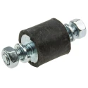 FIBET M5 x 12 mm Anti-Vibration Mount Male to Male Bobbin, 9 daN Compression, 16 mm OD, 39 mm Height 1615VV512-35