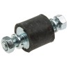 FIBET M5 x 12 mm Anti-Vibration Mount Male to Male Bobbin, 9 daN Compression, 16 mm OD, 39 mm Height 1615VV512-35