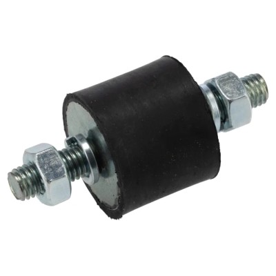 FIBET Anti-Vibration Mount Male to Male Bobbin Thread M8 x 20 mm, 65 mm Height, 40.5 daN Compression, Natural 3025VV20-45