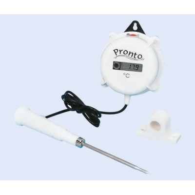 Hanna Instruments Wired Digital Thermometer 1 Input, 150°C Max, ±0.3°C Accuracy HI-146-2008