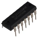 Texas Instruments 4 2-Input NAND Logic Gate, 14-Pin PDIP, CMOS HC Family, Operating Voltage 2 to 6 V SN74HC00N