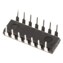 Texas Instruments 2 Flip Flop IC HC 14-Pin PDIP Operating Voltage 2 to 6V Clock Frequency 25MHz SN74HC74N