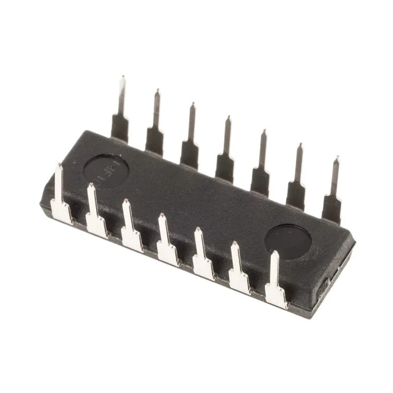Texas Instruments 2 Flip Flop IC HC 14-Pin PDIP Operating Voltage 2 to 6V Clock Frequency 25MHz SN74HC74N