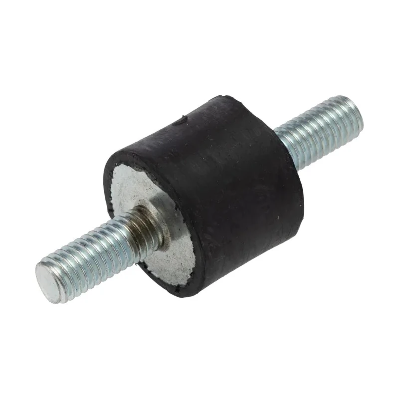 FIBET M8 x 20 mm Anti-Vibration Mount Male to Male Bobbin Natural Rubber, 72.4 daN Compression, 25 mm OD, 60 mm H 2520VV20-60