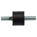 FIBET M8 x 20 mm Anti-Vibration Mount Male to Male Bobbin Natural Rubber, 72.4 daN Compression, 25 mm OD, 60 mm H 2520VV20-60