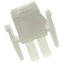 TE Connectivity Universal MATE-N-LOK Male Connector Housing 6.35 mm Pitch 2 Way 1 Row Straight 1-480698